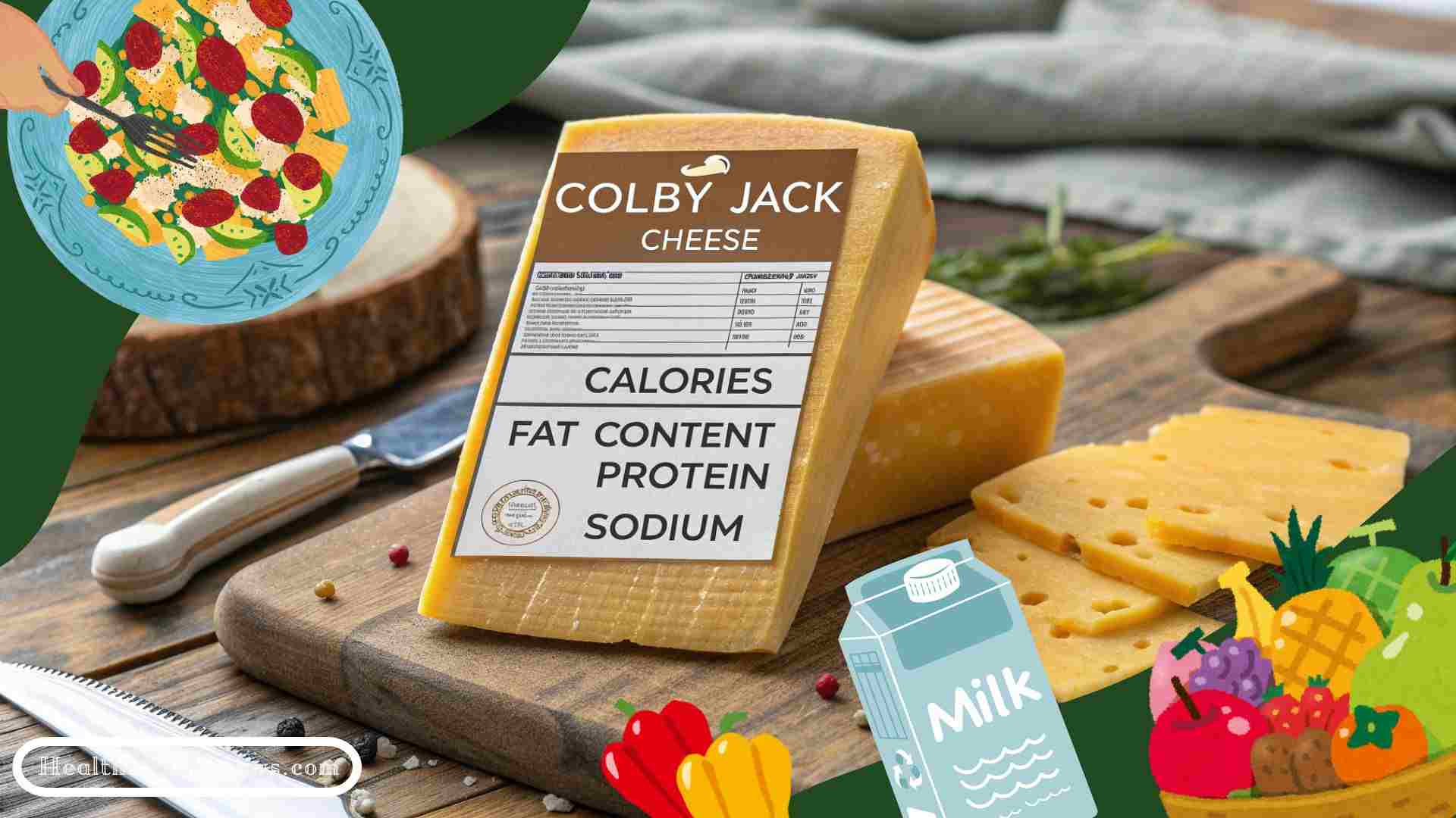 Colby Jack Cheese Nutrition Facts