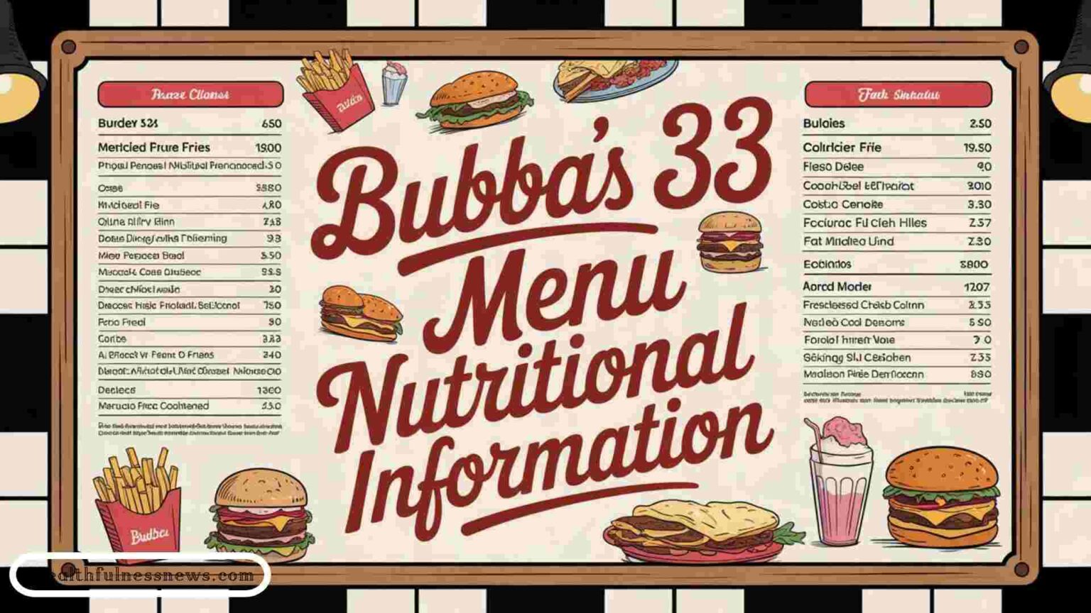 X Close Menu Bubba's 33 Menu Nutritional Information – Choose Best Meal!