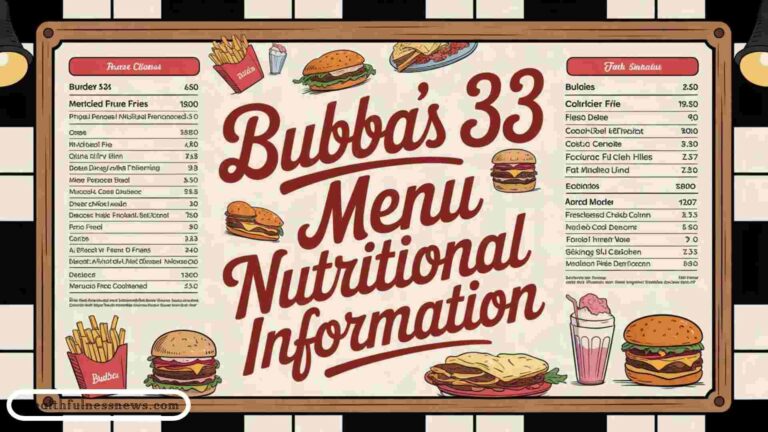 Bubba's 33 Menu Nutritional Information – Choose Best Meal!